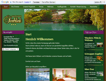 Tablet Screenshot of hotelpension-seeblick.de